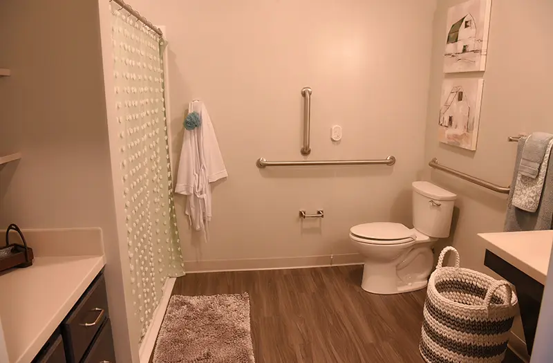 large accessible bathroom